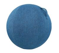 Zymoplas Couverture de Balle de Yoga et Fitness, absorbe la Sueur, évacuant la Transpiration, entraînement Confortable, Balle, Enveloppement Peau, Taille en Lin, Bleu foncé 55cm