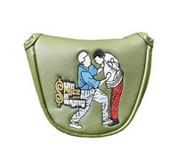 Zymoplas Couverture de Club de Style Montage brodé Exquis pour Clubs Golf, Facile à Mettre et à enlever, Housse Durable, Demi-Cercle Style B