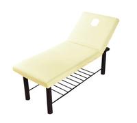 Zymoplas Couverture de lit de Massage douce et grande, pour plus de confort, matériau doux, couverture de lit de beauté en Polyester, couverture de lit de corps, couverture de lit de Spa, Beige