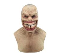 Zymoplas Couverture de visage diable terreur effrayant Gag dent tour accessoire réaliste couvertures faciales horreur horrible bouclier accessoires de fête