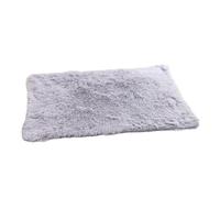 Zymoplas Couverture Douce et Confortable pour Animaux de Compagnie, en Fourrure pour bébés, Confortable et Contenu, Douce et Chaude, Moelleuse, Polaire épaisse, pour Chiot, Gris Clair, M.
