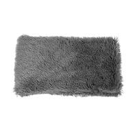Zymoplas Couverture Douce et Confortable pour Animaux de Compagnie, en Fourrure pour bébés, Confortable et Contenu, Douce et Chaude, Moelleuse, Polaire épaisse, pour Chiot, Gris foncé, S
