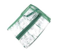 Zymoplas Couverture Transparente en PVC à 3 Niveaux, résistante pour aux intempéries, pour Pot de Fleurs de Jardin, Couverture Remplacement pour Mini Serre, Facile à Installer , Transparent69*49*158