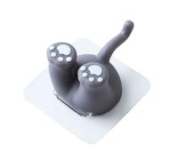 Zymoplas Crochet de support, fonction pratique, forte capacité de charge, adapté à Pour tous les paramètres, ABS, crochet queue d'animal dessin animé, mural, Chat
