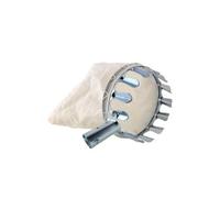 Zymoplas Cueilleur de Fruits en métal avec Pochette Orchard Attrape réglable Ratchet Jardinage Lavable Réutilisable Cueillette Remplacement