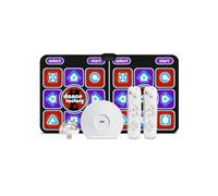 Zymoplas Double Tapis de Danse sans Fil TV Pliable Machine de Danse somatosensorielle Coussin de Perte de Poids Course Jeu Couverture insérer Carte