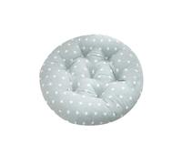 Zymoplas Ensemble 4 Coussins Coussins de Chaise Coussin d'Assise x 40 cm Chaise Balcon Patio Siège et Coussins Épaissis Multifonctionnels, Cinq étoiles sur Un Gris, 1