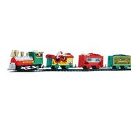 Zymoplas Ensemble de Train de noël interactif, Assemblage Facile, Voies ferrées, Jouet électrique Miniature, Cadeau de fête, Arbre Familial préscolaire