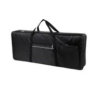 Zymoplas Étui de piano sac d'orgue électronique couverture d'instrument de musique sac à main étanche Oxford tissu manches à grande capacité, Noir
