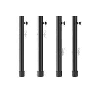 Zymoplas Extensions de Pieds de Table Pliantes, 4 pièces, Extensions en Acier pour Pieds Droits incurvés, pour Tables Pliantes, 20 cm