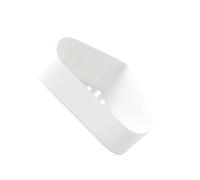 Zymoplas Facile à Installer Pas d'accumulation d'eau PP sculpté en Creux Support Mural Lourd en Forme d'éventail Pas de Mal au Mur, Blanc, Blanc