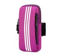 Zymoplas Femmes Hommes Fermeture à glissière Portable téléphone Portable Bras Sac Voyage Pochette de Rangement entraînement téléphone Oxford Porte-Tissu, Violet