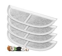 Zymoplas Filtre Distributeur d'eau Clean Water Constant Companion pour Chats, Filtre Distributeur d'eau en Tissu pour Animaux de Compagnie, à Ressort pour Chats, 4 pièces