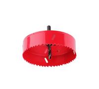 Zymoplas Forets à métaux pratiques, ensemble de scie cloche pour forets à métal polyvalents et durables, Kit de scie cloche métal, foret coupe, Φ130mm