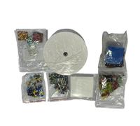 Zymoplas Four à Pour micro-ondes professionnel, 6 pièces, travail de de verre, artisanat pour débutants, résistant Pour aux hautes températures, pratique et utile, Lot 6