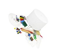 Zymoplas Four à Pour micro-ondes professionnel, 6 pièces, travail de de verre, artisanat pour débutants, résistant Pour aux hautes températures, pratique et utile, Ensemble 14