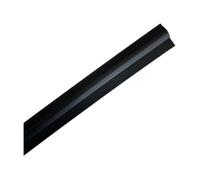 Zymoplas Garniture en Caoutchouc Souple en PVC résistant à l'usure, pour Tapis personnalisé, Accessoire de Tapis, Bande de Bordure, Bordure Caoutchouc Souple PVC, Noir