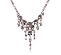 Zymoplas Gland alliage squelette os collier individualisation bijoux sans galvanoplastie eau vague chaîne pendentif, N°2