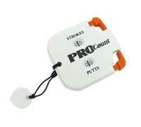 Zymoplas Golfs Stroke Jeu Compteur de Score Carte de pointage Professionnelle Deux Chiffres Gardien Notation Golfs Aides à la Formation Accessoires, Blanc Orange