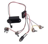Zymoplas Guitare électrique préampli Circuit faisceau de câblage préamplificateur Pour micro 5 potentiomètre tonalité système de contrôle du Volume mise à niveau