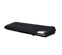 Zymoplas Housse anti-poussière pour touches de Piano, avec cordon réglable, Installation facile, housse de clavier en tissu Oxford pour 88 touches, taille disponible , Noir 134*29*19cm