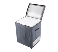 Zymoplas Housse de pour Mini congélateur, imperméable et facile à nettoyer, pour l'extérieur, coffre de congélateur, housse réfrigérateur en tissu Oxford