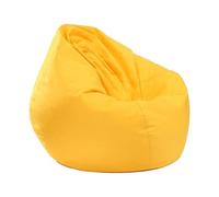 Zymoplas Housse de sac de canapé, haute résilience et Support solide pour une durable, housse sac haricots en tissu, chaise, jaune