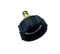 Zymoplas IBC Tonnes Conteneur Connecteur Remplacement Portable Barils S60x6 Adaptateur Fileté Jardinage Irrigation Remplacement Pièces, Cuivre 1/2"