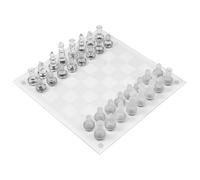 Zymoplas Jeu d'échecs avec Plateau échiquier Vacances fête faveur Jeu Tout-Petits Fournitures éducatives centres de Table décor à la Maison