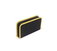 Zymoplas Kits d'outils à Main Pochette de Rangement électricien conteneur léger multimètre Sac pour ménage vis réparation Sac à Outils, Noir et Jaune, M/27 * 15 * 5.5