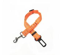 Zymoplas Laisse pour Chien Ceinture de sécurité Harnais de sécurité Cordon réfléchissant Fabrication Double Face Extensible Longue durée extérieur étendu, Orange
