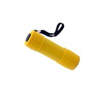 Zymoplas Lampe de poche extérieure portable pour le camping et la randonnée lampe de poche LED ABS ensemble torche matériaux haute qualité, Jaune
