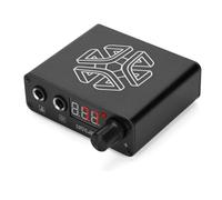 Zymoplas LED USB Tatouages Régulateur De Puissance Transformateur Professionnel Réglage Fin Conception Résistant À La Chaleur Anti Fatigue Mode Fournitures , Le noir