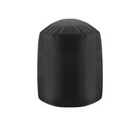 Zymoplas Les Meubles de Jardin imperméables Couvrent la Couverture sûre et sèche de Table Ronde de Meubles durables faciles à Stocker, Noir, 58x77cm