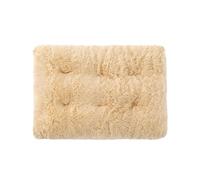 Zymoplas Lit pour Animal de Compagnie pour Cage à Chien - Confortable et Doux, Facile à Nettoyer, lit de Cage pour Chien sain et hygiénique, Tapis pour, Coussin pour, Abricot, XS