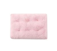 Zymoplas Lit pour Animal de Compagnie pour Cage à Chien - Confortable et Doux, Facile à Nettoyer, lit de Cage pour Chien sain et hygiénique, Tapis pour, Coussin pour, Rose Clair, S
