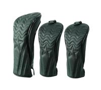 Zymoplas Lot de 3 couvre-clubs de golf imperméables en bois de qualité supérieure