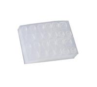 Zymoplas Lot de 50 onglets pour ongles en silicone pour robinet adhésif double face Paster Feuilles durables Conception cachée Autocollant pour ongles Fournitures de manucure