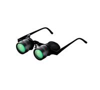 Zymoplas Lunettes binoculaires de pêche télescope Mains Libres loupe 10x Lunettes de Soleil Haute définition Observation des Oiseaux en Plein air Sports, Type 1