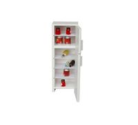 Zymoplas Maison Miniature avec des Fournitures de Jouets de Fabrication soignée, échelle 1/12, réfrigérateur réaliste, Meubles de Maison, Accessoire de Cuisine pour Enfants