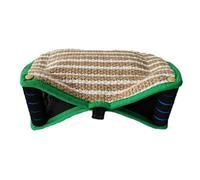 Zymoplas Manchon de Morsure de Chien en Jute Durable pour l'entraînement, Outil d'entraînement résistant pour aux déchirures, poignée Confortable, Manchon Morsure d'entraînement Chien en Jute,