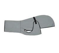 Zymoplas Manteau de séchage pour Chien, Doux pour Une Absorption maximale, Serviette de Bain en Coton pour Chien, Robe Bain pour, Gris+2XL