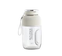 Zymoplas Mélangeur de presse-agrumes de grande capacité pour préparer des jus fruits frais, adapté à Pour tous les âges, mélangeur Portable pour Smoothies, blanc