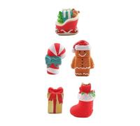 Zymoplas Mini poupées à Doigts pour noël, étincelle d'imagination et de créativité, Cadeaux de noël en ABS pour l'interaction Parent-Enfant, Doux , Conception de Cadeaux