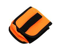 Zymoplas Mini Sac de Poids de plongée Plongeur Ceinture Rangement Rechange Sacs vol arrière Technique plongée Profonde Sport Nautique Pochette Support, Orange Fluo