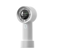 Zymoplas Mini ventilateur portatif de réfrigération de semi-conducteur avec l'interface type C pour l'ABS portatif extérieur d'usb refroidissement, 130 blanc
