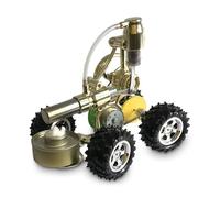 Zymoplas Modèle de Moteur en métal Miniature Voiture Science Physique expérience Moteur Apprentissage enseignement Jouet Accessoires Famille Amis