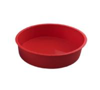 Zymoplas Moules à gâteau ronds en silicone de 8 pouces, démoulage facile, couleur, facile à nettoyer, moule de cuisson flexible pour la saint-valentin