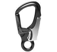 Zymoplas Mousqueton de sécurité Accessoires de Verrouillage Robustes en Forme de D fiables Rock Climb Outils de Survie Boucle de, Noir