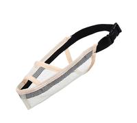 Zymoplas Muselière Efficace pour Chien, pour des promenades Plus saines, pour Masque en Maille Anti-Morsure, Bouche de Chien en Tissu Confortable, Embout buccal pour TPR, Beige, XL